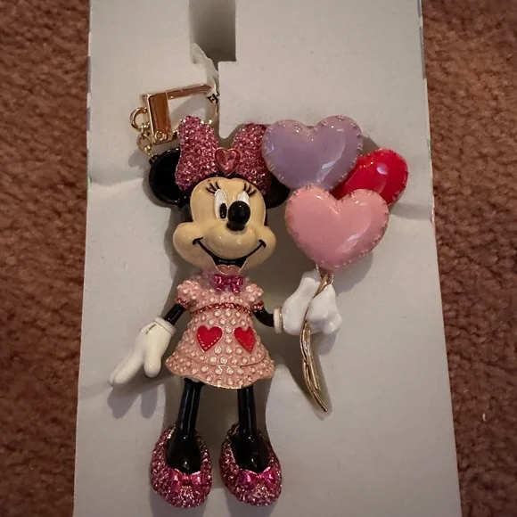 NIB BAUBLEBAR DISNEY MINNIE MOUSE BAG CHARM - Picture 2 of 2